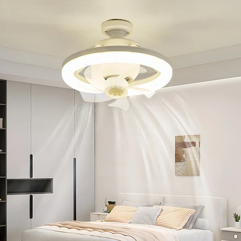 LED Swing Head Fan Light