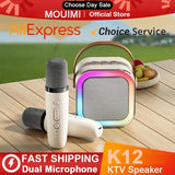 Mini Karaoke Machine with Wireless Microphones