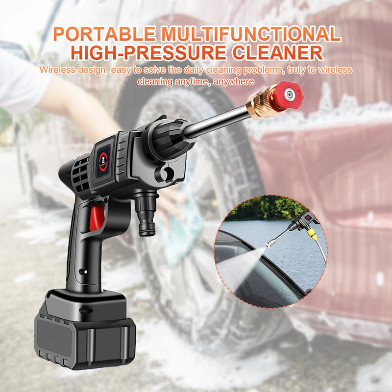 Cordless High Pressure Car Washer Spray Water Gun