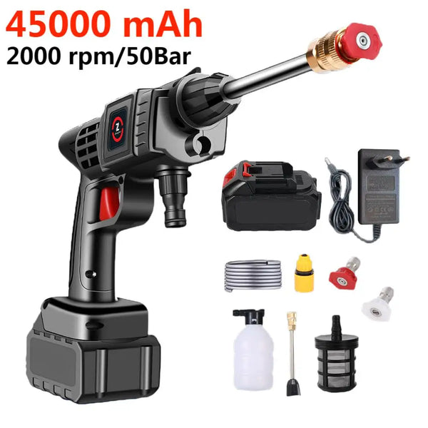 Cordless High Pressure Car Washer Spray Water Gun