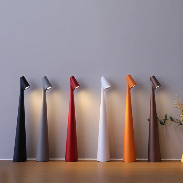 Wireless Rechargeable Desk Lamp – Top Touch Dimming, Portable, Stylish