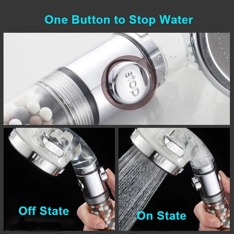 Filter Water Saving Shower Head