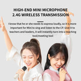 Mini Karaoke Machine with Wireless Microphones