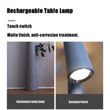 Wireless Rechargeable Desk Lamp – Top Touch Dimming, Portable, Stylish